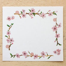 Charger l'image dans la galerie, Yuko Omori Sakura memo pads by cozyca products from Japan
