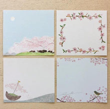 Charger l'image dans la galerie, Yuko Omori Sakura memo pads by cozyca products from Japan