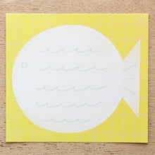 Carica l'immagine nel visualizzatore di Gallery, Shuku Nishi NEKO to SAKANA(Cat and Fish) memo pads by cozyca products from Japan