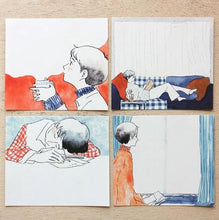 Carica l'immagine nel visualizzatore di Gallery, Sayuri Fujimaki -Holiday, Afternoon- memo pads by cozyca products from Japan