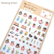 Carica l'immagine nel visualizzatore di Gallery, Watashi biyori Daily sticker by Furukawashiko from Japan