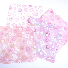 Carica l'immagine nel visualizzatore di Gallery, Design Paper -SAKURA Tour/Sweets- Origami, Chiyogami