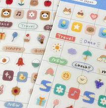Charger l'image dans la galerie, Schedule Sticker "Brown/Blue" from Japan by GAIA