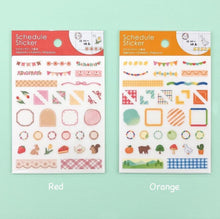 Lade das Bild in den Galerie-Viewer, Schedule Sticker "Diary" from Japan by GAIA