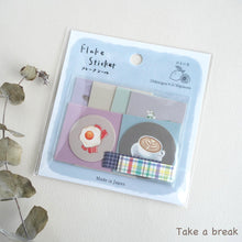 Charger l'image dans la galerie, Flake sticker -Relaxation/Take a break- from Japan by GAIA