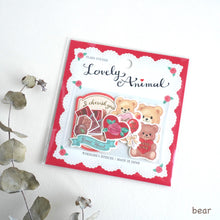 Charger l'image dans la galerie, Flake sticker -Lovely Animal- from Japan by GAIA