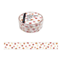 Lade das Bild in den Galerie-Viewer, Masking tape -hokkori hana2(flower) washi tape from Japan by mind wave