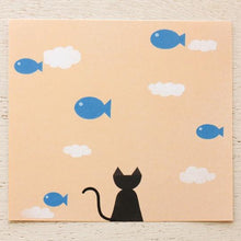 Carica l'immagine nel visualizzatore di Gallery, Shuku Nishi NEKO to SAKANA(Cat and Fish) memo pads by cozyca products from Japan