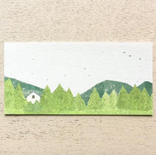 Charger l'image dans la galerie, Yuko Omori -YAMA(Mountain)- Ippitsusen (mini letter paper) by cozyca products hyougensha from Japan