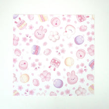 Carica l'immagine nel visualizzatore di Gallery, Design Paper -SAKURA Tour/Sweets- Origami, Chiyogami