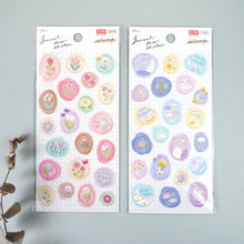 Load image into Gallery viewer, Journal deco sticker -Stamp3/Stamp4- by Daiso from Japan