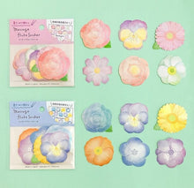 Lade das Bild in den Galerie-Viewer, Massage flake sticker -Flower/Frame- from Japan by GAIA
