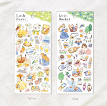 Charger l'image dans la galerie, Lush Basket sticker masking sticker from Japan by mind wave