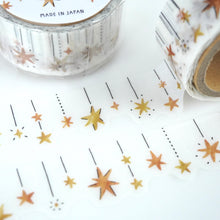 Lade das Bild in den Galerie-Viewer, COZY masking tape -STAR GARLAND- from Japan by mind wave washi tape