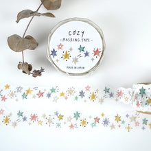 Charger l'image dans la galerie, COZY masking tape -STAR- from Japan by mind wave washi tape