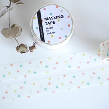 Charger l'image dans la galerie, Masking tape"Dot4"(Confetti) washi tape from Japan by mind wave