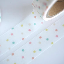 Charger l'image dans la galerie, Masking tape"Dot4"(Confetti) washi tape from Japan by mind wave