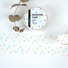 Charger l'image dans la galerie, Masking tape"Dot4"(Confetti) washi tape from Japan by mind wave