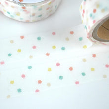 Charger l'image dans la galerie, Masking tape"Dot4"(Confetti) washi tape from Japan by mind wave