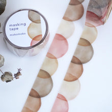 Lade das Bild in den Galerie-Viewer, Die cut washi tape -mokomoko- from Japan by mind wave masking tape