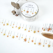 Lade das Bild in den Galerie-Viewer, COZY masking tape -STAR GARLAND- from Japan by mind wave washi tape