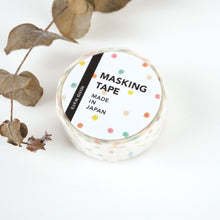 Charger l'image dans la galerie, Masking tape"Dot4"(Confetti) washi tape from Japan by mind wave