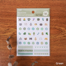 Lade das Bild in den Galerie-Viewer, Masking Die Cut sticker -Yuru Illustrations-