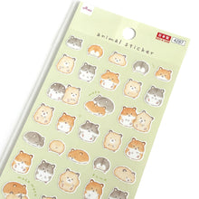Load image into Gallery viewer, animal sticker from Japan by Daiso