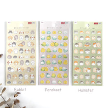 Load image into Gallery viewer, animal sticker from Japan by Daiso