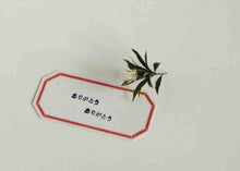 Carica l'immagine nel visualizzatore di Gallery, Letterpress Printing Label card Octagonal By Classiky From Japan