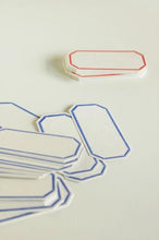 Carica l'immagine nel visualizzatore di Gallery, Letterpress Printing Label card Octagonal By Classiky From Japan