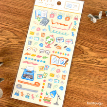 Carica l'immagine nel visualizzatore di Gallery, choko deco seal clear sticker from Japan by mind wave