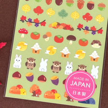 Carica l'immagine nel visualizzatore di Gallery, chocotto seal -Autumn 2- mini sticker from Japan by GAIA