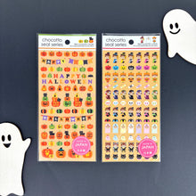 Lade das Bild in den Galerie-Viewer, Chocotto seal series Halloween sticker sheet from Japan by GAIA 2025