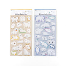 Charger l'image dans la galerie, Sticker Selection -Pure White Animal - from Japan by GAIA