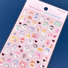 Load image into Gallery viewer, Sticker Selection -mero mero yukidaruma- from Japan by GAIA