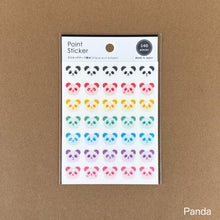 Load image into Gallery viewer, Point Sticker -Bear/Panda- washi sticker from Japan by GAIA
