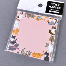 Load image into Gallery viewer, Sticky note -Lots of cats- from Japan by GAIA
