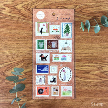 Charger l'image dans la galerie, Miki Tamura washi sticker -Forest Stamp Autumn Winter- from Japan