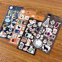 Charger l'image dans la galerie, Miki Tamura washi sticker -Forest Stamp Autumn Winter- from Japan