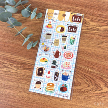 Lade das Bild in den Galerie-Viewer, nice day!! washi sticker -Cafe,Lets Enjoy Holiday!!,Todays code- from Japan