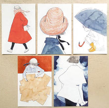 Load image into Gallery viewer, Sayuri Fugimaki Post card set -until next time- cozyca products hyougensha