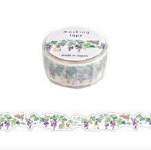 Load image into Gallery viewer, Drawing Masking Tape Die Cut -Grape- from Japan by mind wave Washi tape