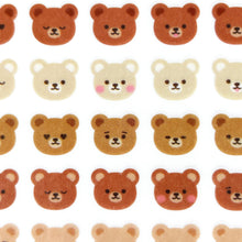 Load image into Gallery viewer, Point Sticker -Bear/Panda- washi sticker from Japan by GAIA