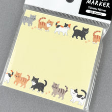 Load image into Gallery viewer, Sticky note -Lots of cats- from Japan by GAIA