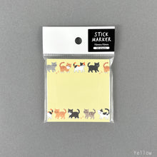 Load image into Gallery viewer, Sticky note -Lots of cats- from Japan by GAIA