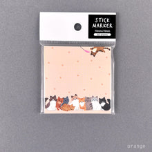 Load image into Gallery viewer, Sticky note -Lots of cats- from Japan by GAIA