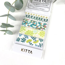 Load image into Gallery viewer, KITTA -Flower 8- from Japan masking tape sticker