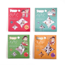 Lade das Bild in den Galerie-Viewer, Flake sticker -Peko Kira Kira masking flake seal- Foil sticker Fujiya