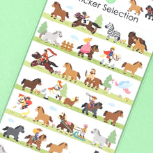Carica l'immagine nel visualizzatore di Gallery, Sticker Selection -Horse- from Japan by GAIA
